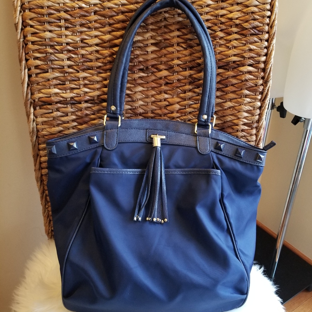 Olivia & Joy Navy Blue Handbag